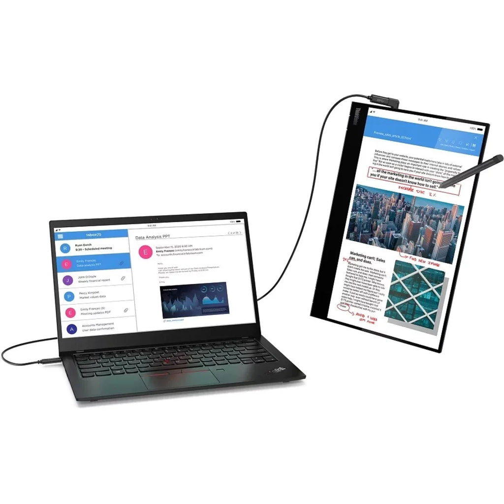 ThinkVision M14t 14" LCD Touchscreen Monitor - 16:9 - 6 ms Extreme Mode