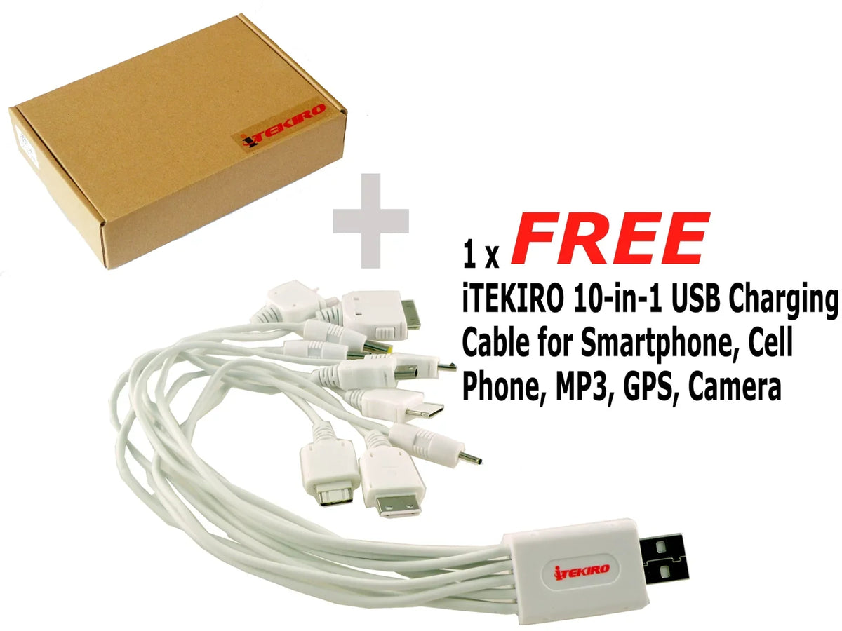 iTEKIRO 65W AC Adapter for  Inspiron 15 3555, i3555, 15 3558, i3558, 15 3565, i3565, 15 3573, i3573, 15 3593, i3593, 15 5551, i5551, 15 3580