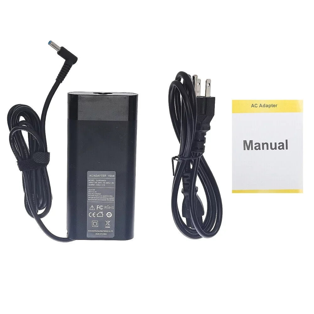 KingFurt Black 150W  Power Adapter appropriate with ZBook 15/Studio G3-G6 Wide Compatibility