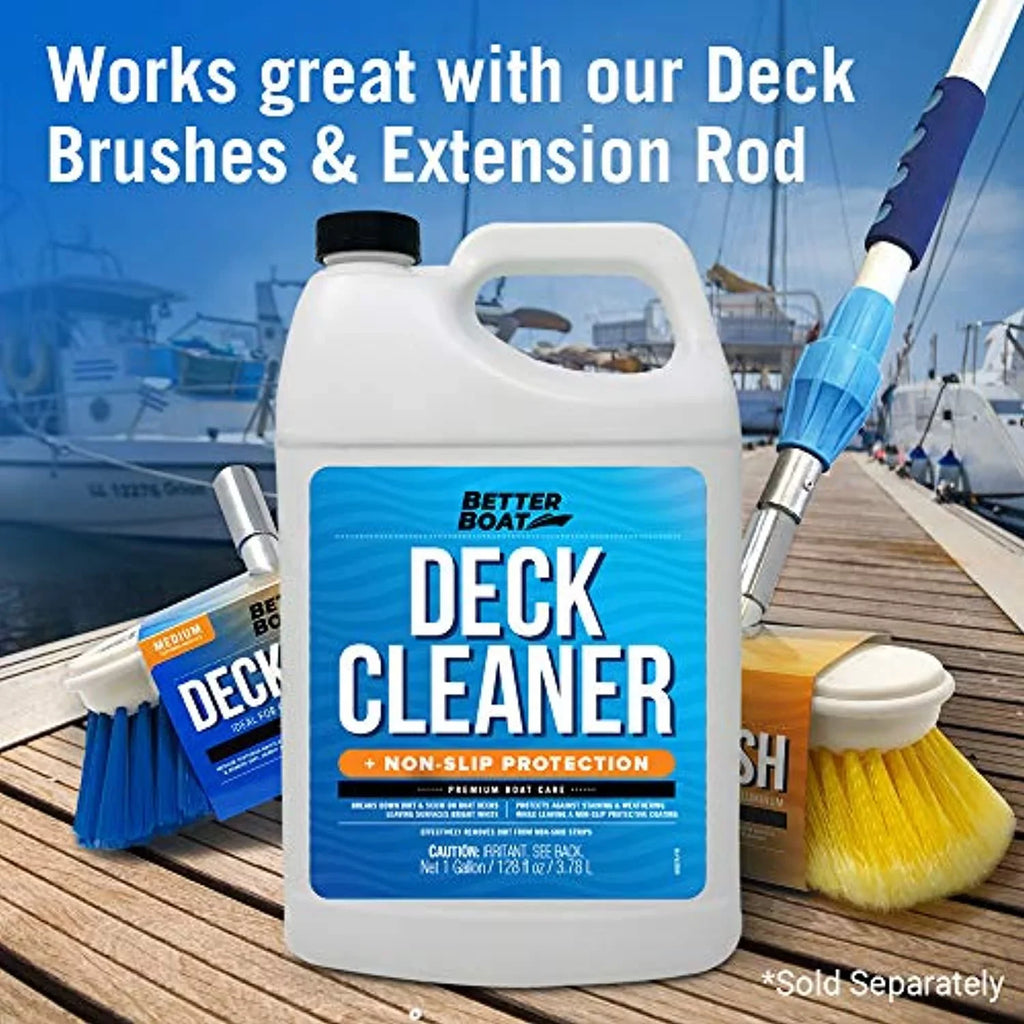 vessel Non Skid Cleaner Deck Cleaner for craft Wash Soap Marine Grade Fiberglass Aluminum craft Cleaner to Clean Anti Stick Surface, Plastic, Vinyl Composite Floor & Hull Sealant Cleaning Supplies Gallon