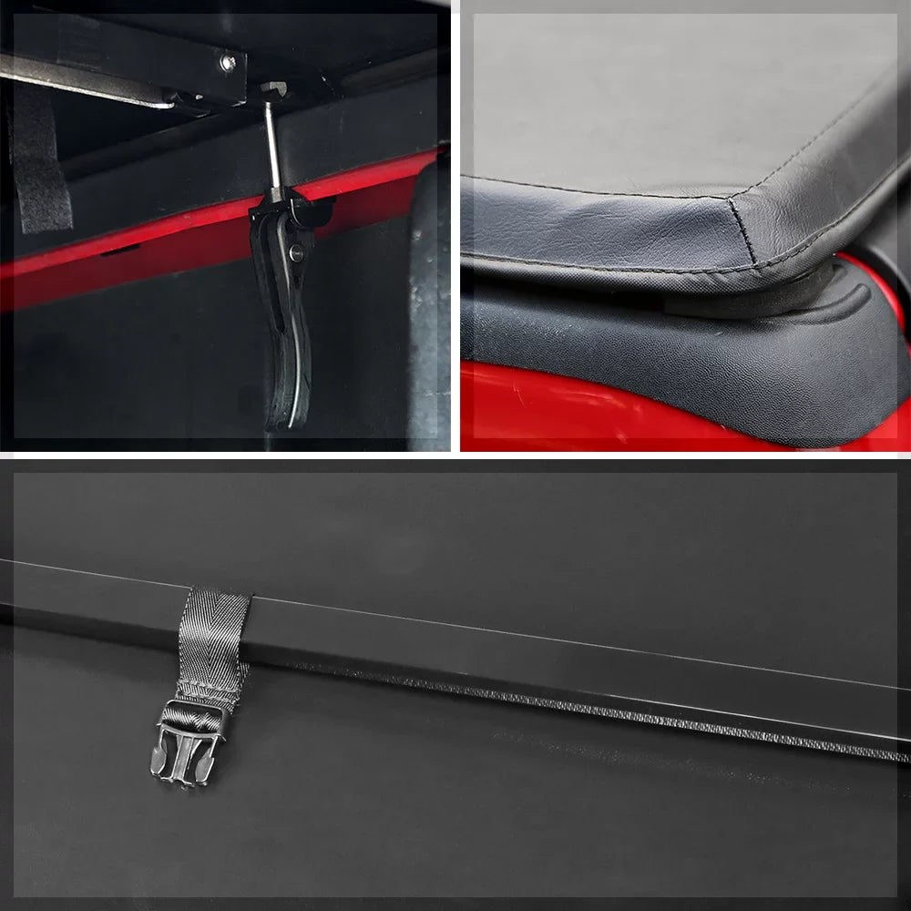 Short Bed Truck Tonneau shield 5Ft Soft Tri-Fold Fleetside for 19-21  Ranger