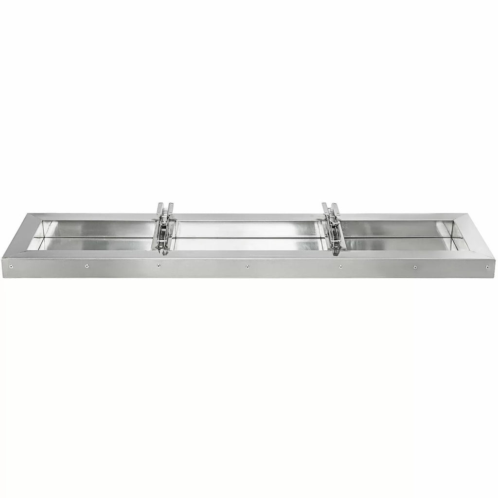 VEVOR Concession Shelf 48L x 12W inch Stainless Steel Drop Down Folding Serving Food Shelf Stand Serving for Concession Trailer Serving Window