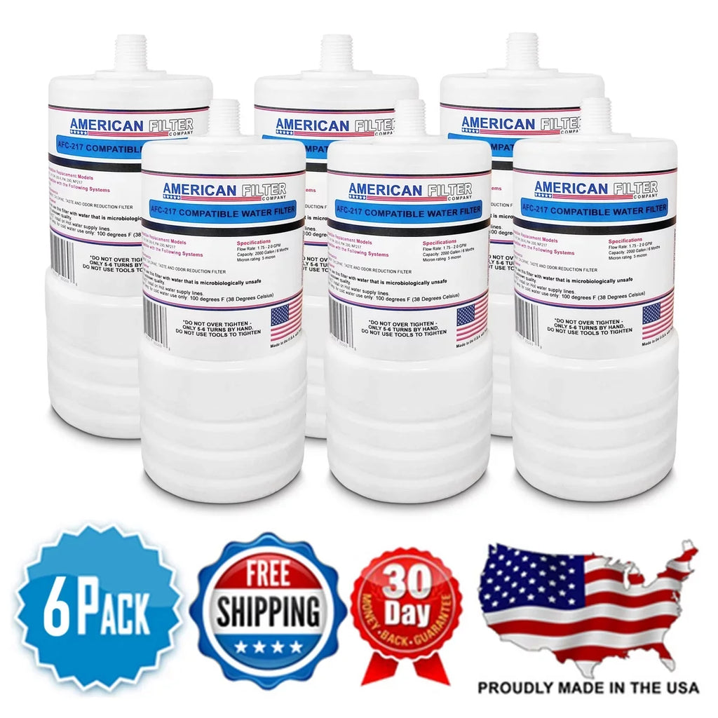 AFC Brand , aqua Filter Cartridge , Model # AFC-APH-217 , appropriate with 3M® CFS217-H - 6 Pack - Made in U.S.A.