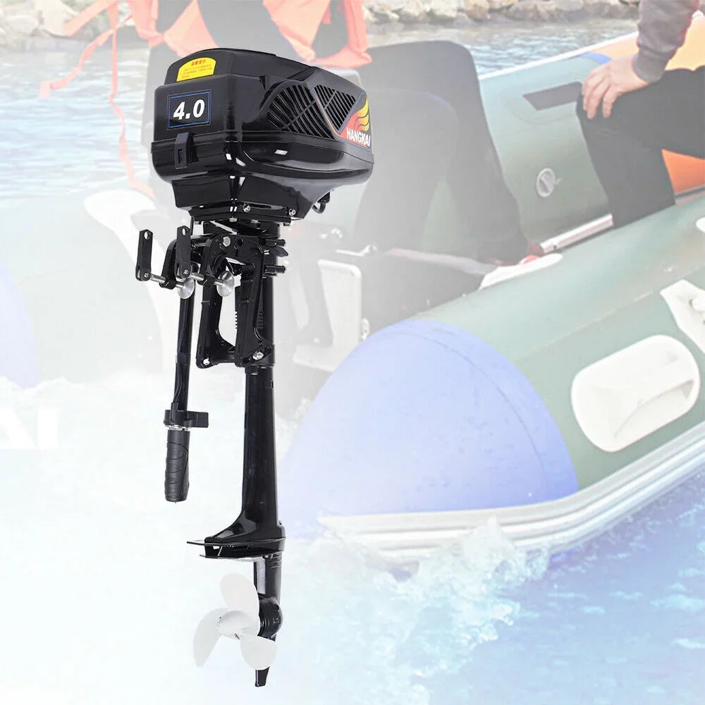 Miumaeov Outboard Motor Electric vessel Engine 4HP 48V 1000W Heavy Duty Outboard Fishing vessel Motor Engine Outboard CDI Mount Electric Outboard Motor for Inflatable Boats Fishing Boats