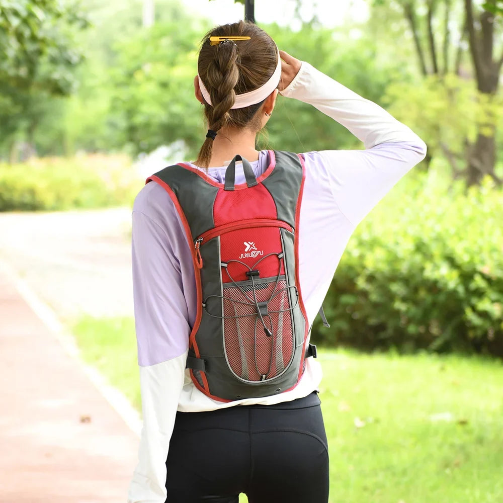 JUNLETU Lightweight Cycling Backpack aqua-impervious Outdoor Sport Hydration Backpack Shoulder Bag for Biking Hiking Run