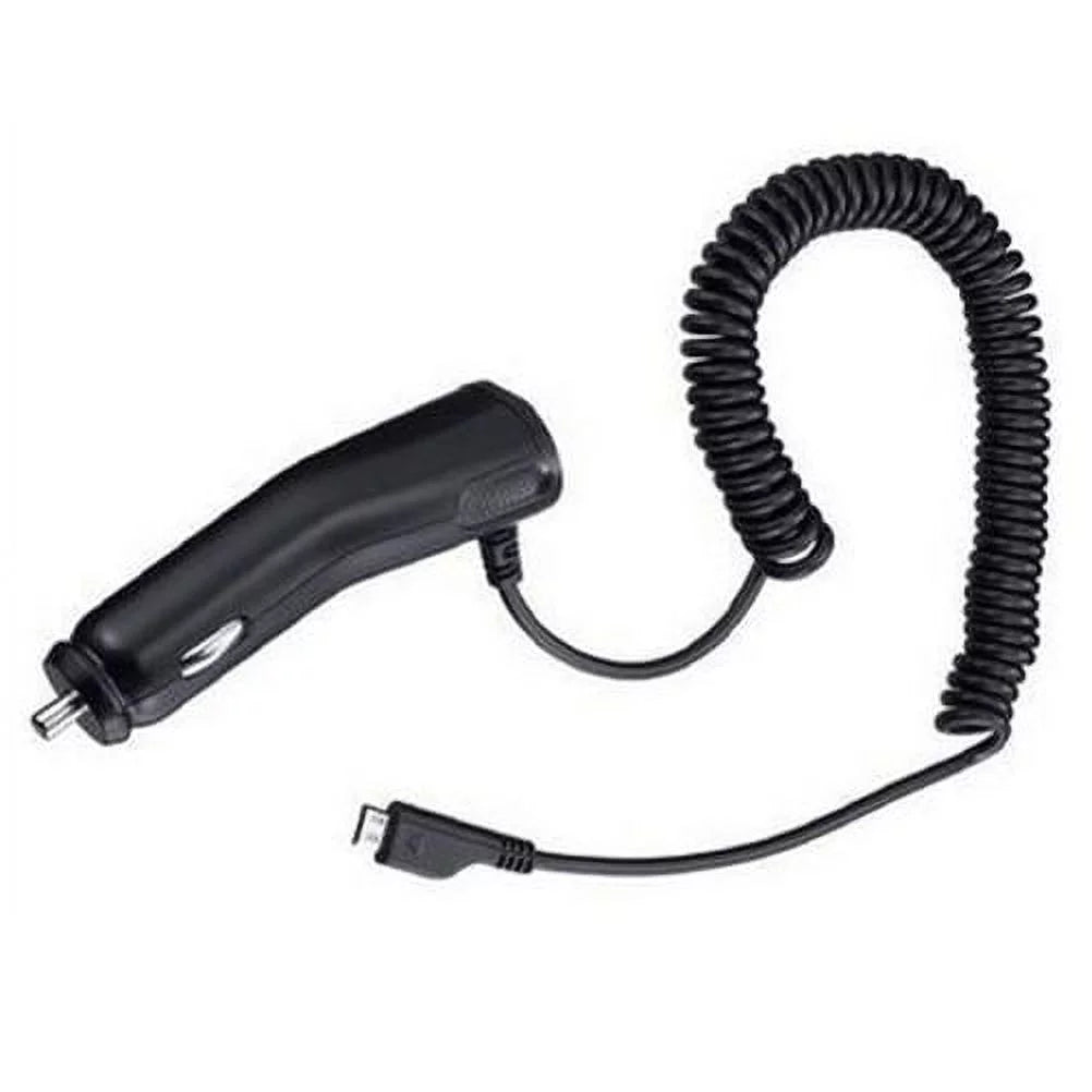 Non-Slip Dash Car Mount w Coiled Micro-USB Charger for  Galaxy Grand Prime Express Prime, J7 Perx, S7 Edge S6 Edge+ Edge Active S5 Active, Note 5 4 3 Mega 2, J5 J3 Emerge, Halo Amp 2