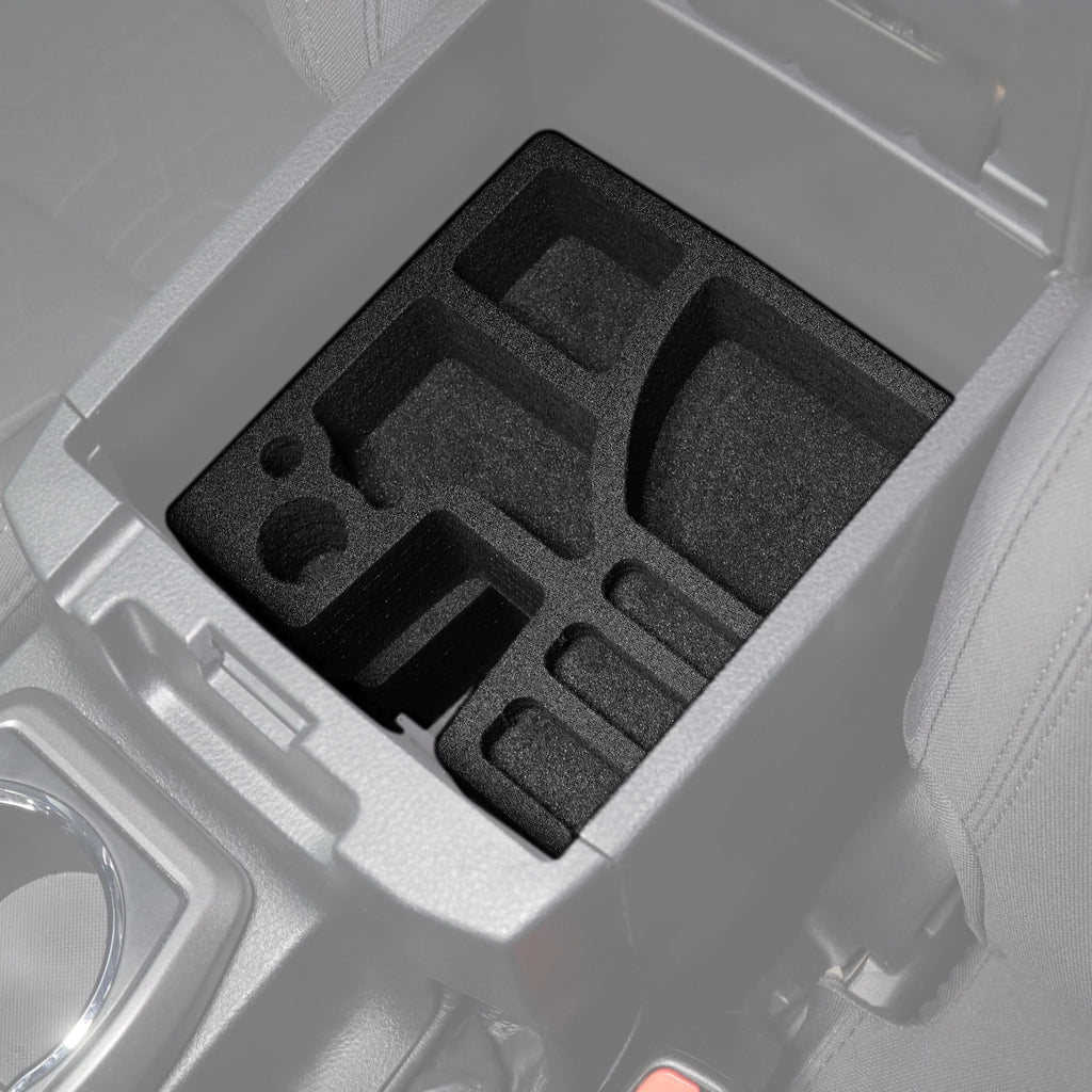 Red Hound Auto Center Console Organizer 2 Piece Set Vehicle Organizational System Inserts matching with  Tacoma 2016-2020 Black Anti-Rattle