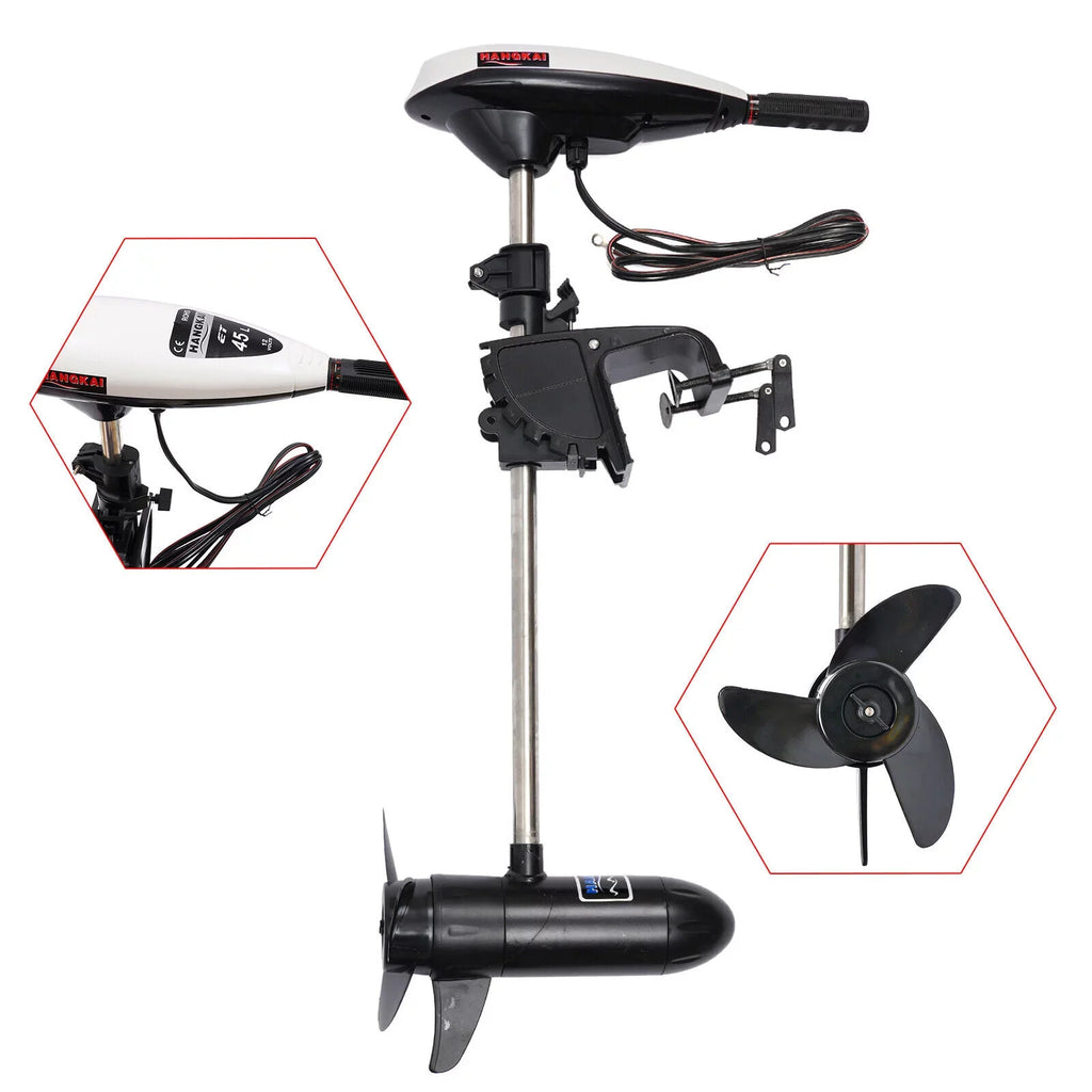 12V Electric Trolling Motor Outboard Motor Engine Fishing vessel Kayak Engine