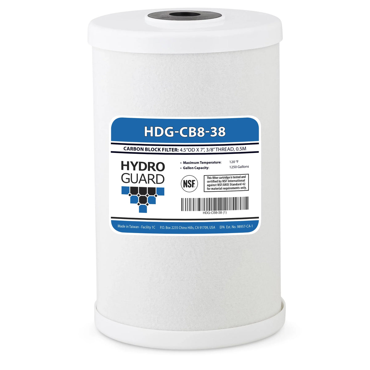 Hydro Guard CB8, Amway E84, A101, E-9225 matching Carbon Block moisture Filter