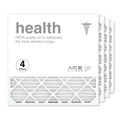 AIRx Filters 24x24x1 Air Filter MERV 13 Pleated HVAC AC Furnace Air Filter, Health 4-Pack Made in the USA