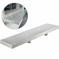 VEVOR Concession Shelf 48L x 12W inch Stainless Steel Drop Down Folding Serving Food Shelf Stand Serving for Concession Trailer Serving Window