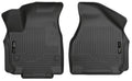 Husky by RealTruck Weatherbeater Series Front Floor Liners Black Front Row suitable with select: 2017-2021 Chrysler Pacifica Touring L, 2023 Chrysler Pacifica