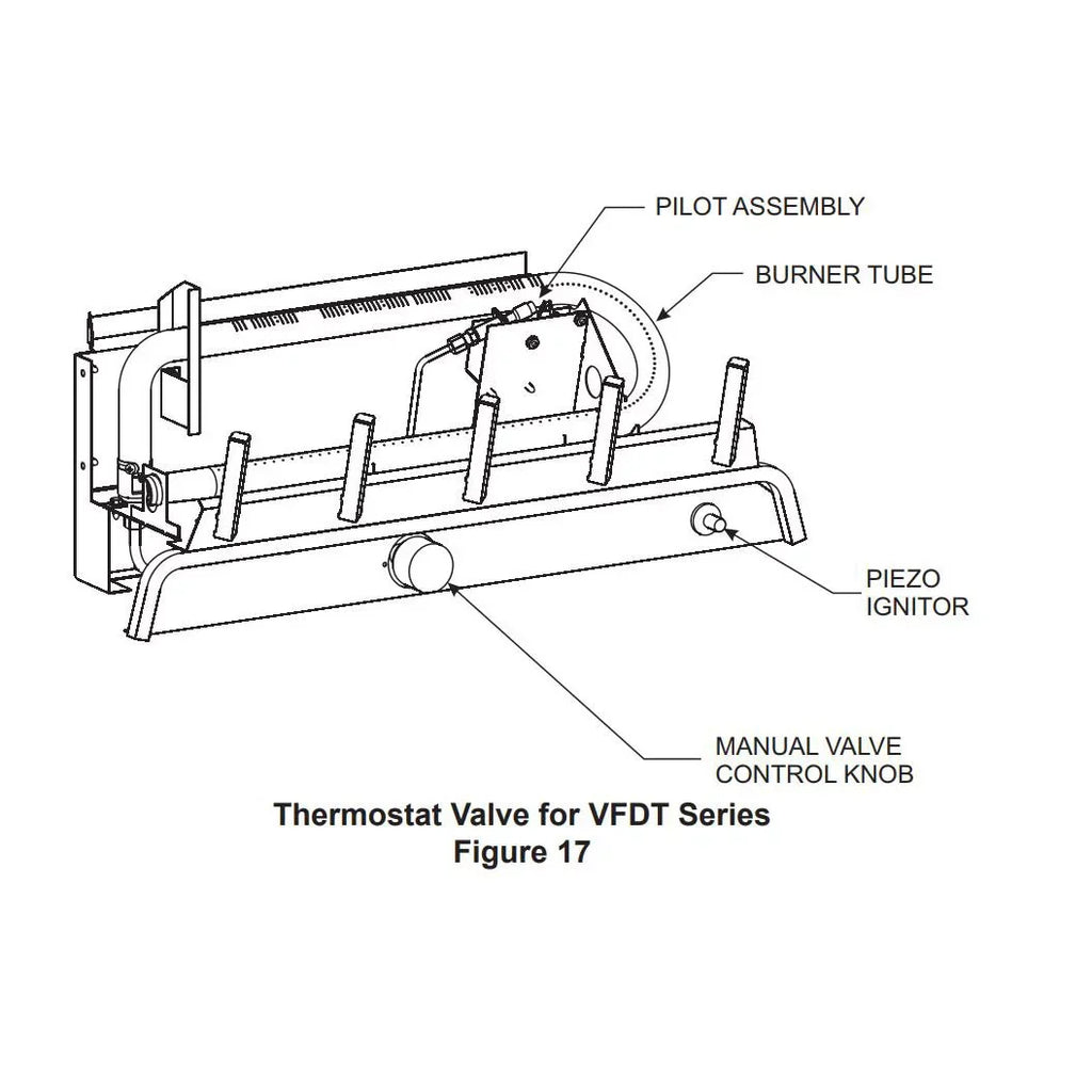 Thermostat Propane Ceramic Fiber Fiber Log Set - 7 Piece. Empire  30 in