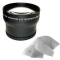 Coolpix P510 2.2x High Definition Telephoto Lens Made By Optics + Lens Adapter + Nwv Direct Micro Fiber Cleaning Cloth