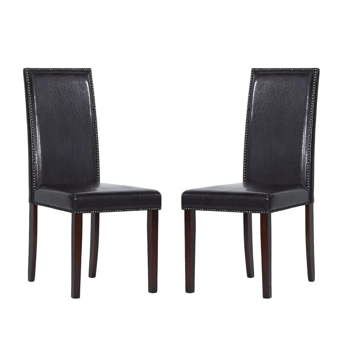 Warehouse of Tiffany  Blazing Brown Dining Chairs (Set of 2)