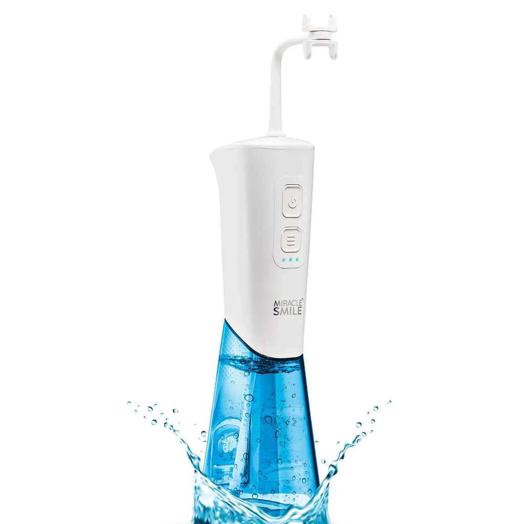 Miracle Smile moisture Flosser, Portable Dental Rechargeable aqua Flosser, Easy Refill moisture Tank