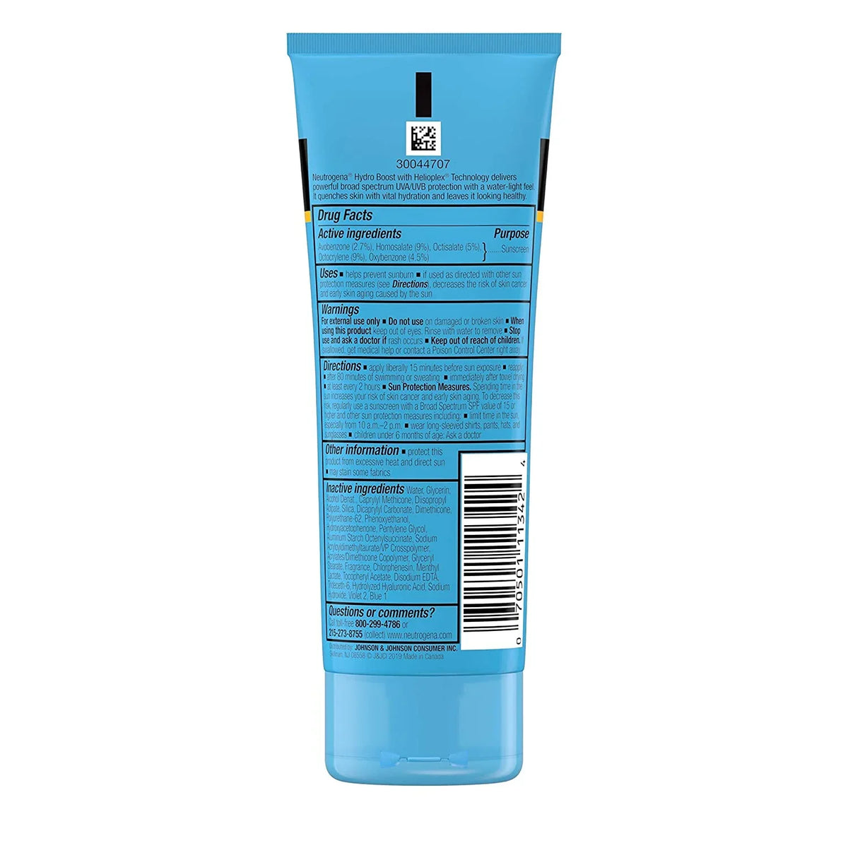 5 Pack Neutrogena Hydro Boost moisture Gel Lotion Sunscreen SPF 50 3 oz