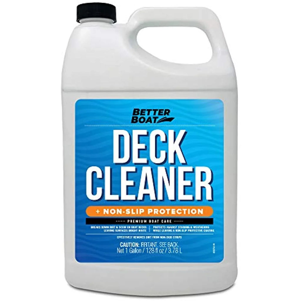 vessel Non Skid Cleaner Deck Cleaner for craft Wash Soap Marine Grade Fiberglass Aluminum craft Cleaner to Clean Anti Stick Surface, Plastic, Vinyl Composite Floor & Hull Sealant Cleaning Supplies Gallon
