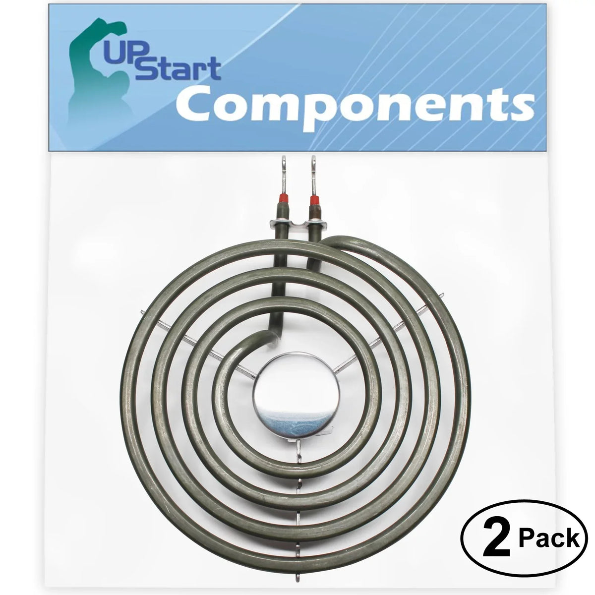 2-Pack Replacement for Magic Chef 35HN-2CLX-ON 6 inch 4 Turns Surface Burner Element - matching with Magic Chef 660532 Heating Element for Range, Stove & Cooktop