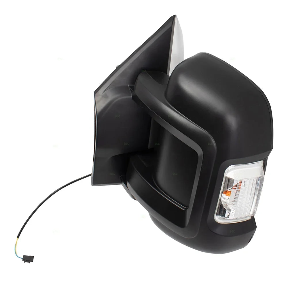 Replacement Driver Manual Side View Mirror w/ Signal Non-Heated Non-Extending suitable with 2014-2019 Promaster Van