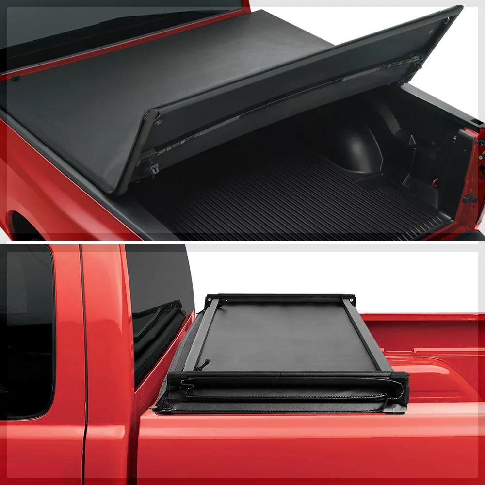 Short Bed Truck Tonneau shield 5Ft Soft Tri-Fold Fleetside for 19-21  Ranger