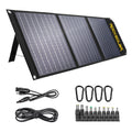 ROCKSOLAR 60W 12V Foldable Solar Panel, Portable USB Solar Battery Charger