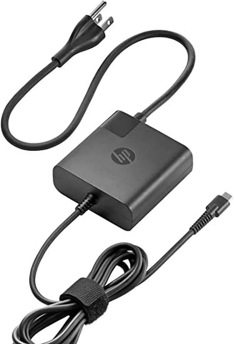 UpBright 65W USB-C AC Adapter appropriate with  Spectre x360 13-AE015DX x2 10-p Pro 210 612 G2 ProBook 430 45X G6 Elitebook 1030 1040 860065-002 860209-850 925740-002 TPN-CA06 HU10674-16024 Charger