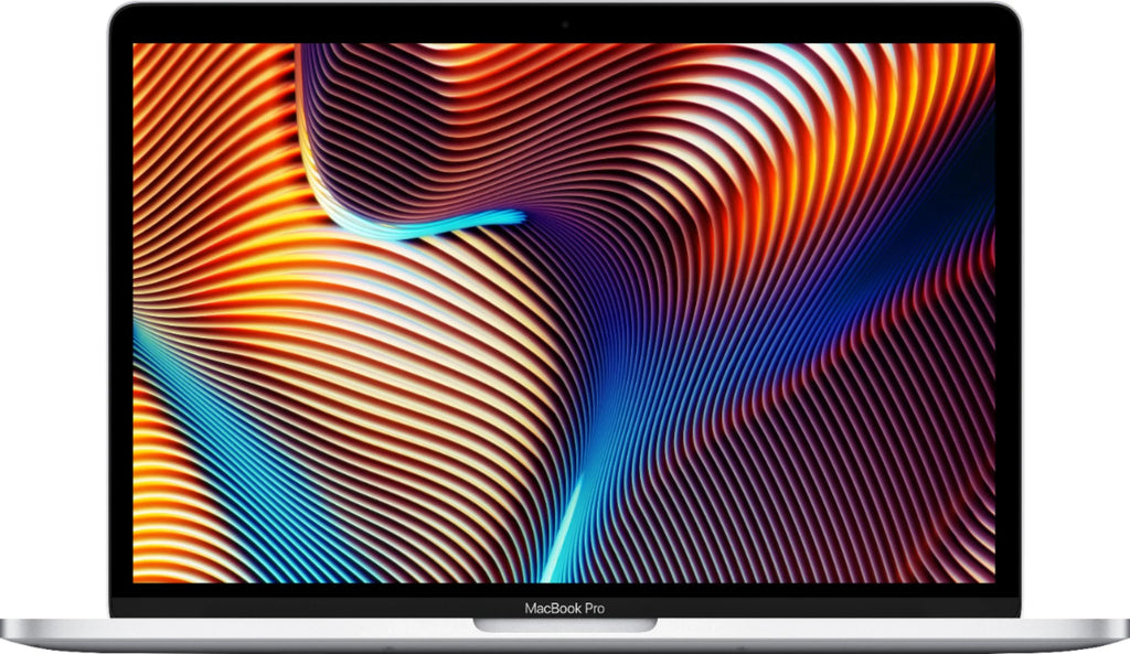 MacBook Pro 13-inch (i5 2.3GHz, 256GB SSD) (Mid 2018, MR9U2LL/A) - Silver Bundle with Black Zipper Sleeve + Laptop Starter Kit + Cleaning Kit (Refurbished)