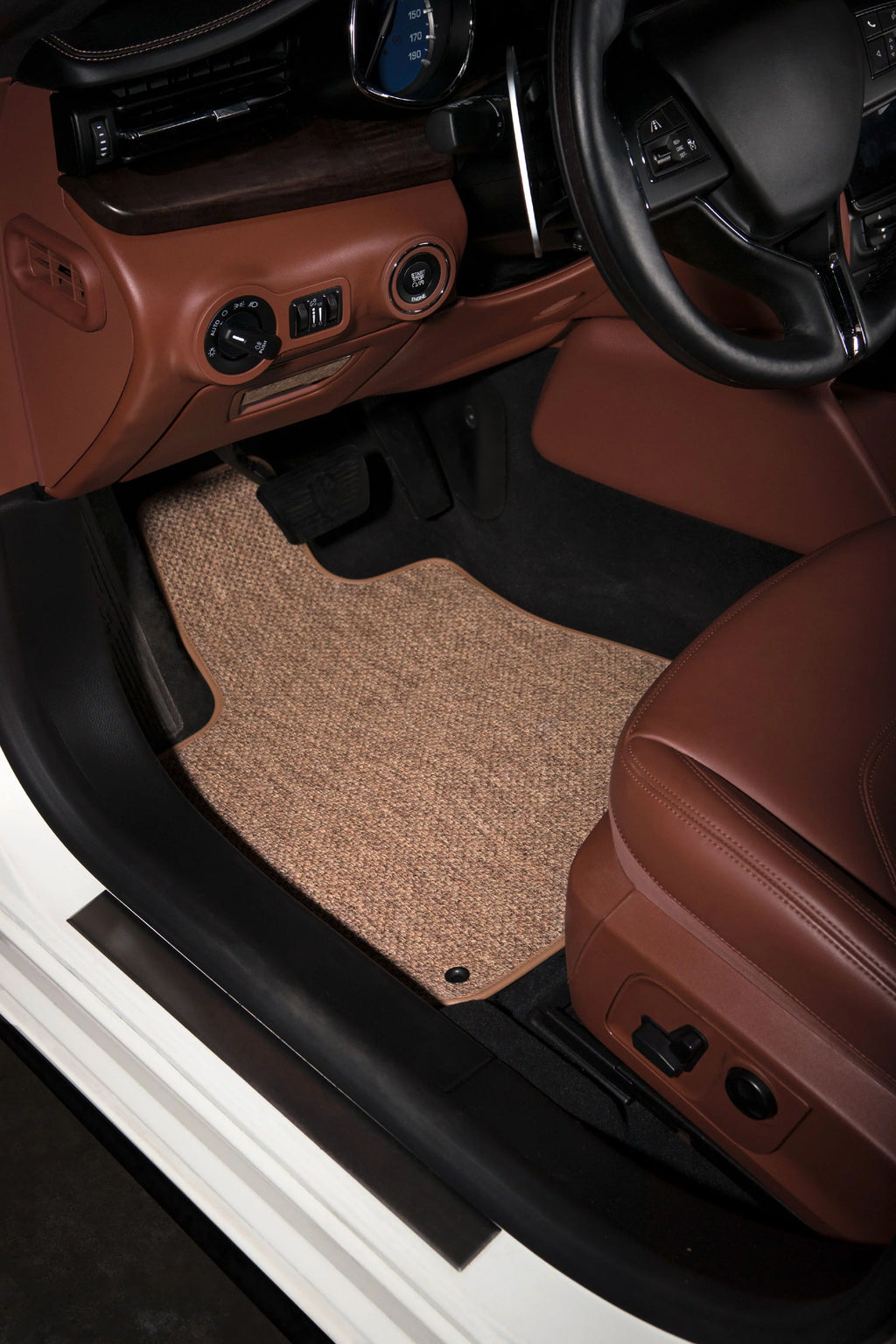 GGBAILEY  Explorer Beige All-climate Textile™ Carpet Car Mats, Custom Fit for 2015, 2016, 2017, 2018, 2019 - Small Cargo Mat
