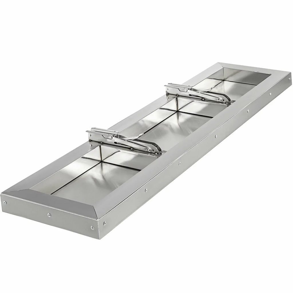 VEVOR Concession Shelf 48L x 12W inch Stainless Steel Drop Down Folding Serving Food Shelf Stand Serving for Concession Trailer Serving Window