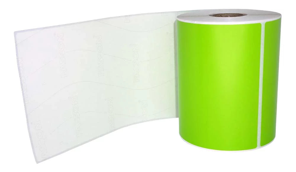 4 Rolls 4"x6" GREEN Color Direct Thermal Shipping Label appropriate with Zebra Eltron Printers