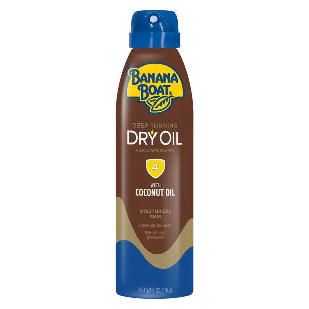 Banana craft UltraMist Deep Tanning Dry Oil - SPF 4 - 6oz (Pack of 5)