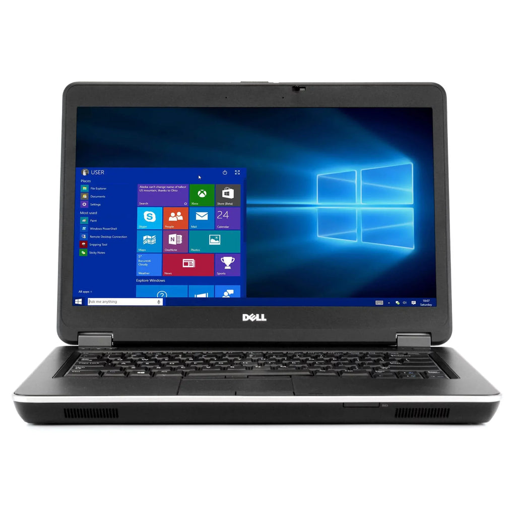 LATITUDE Latitude E6440 Laptop Computer, 2.60 GHz  i5 Dual Core Gen 4, 16GB DDR3 RAM, 512GB SSD Hard Drive, Windows 10 Professional 64 Bit, 14" Screen