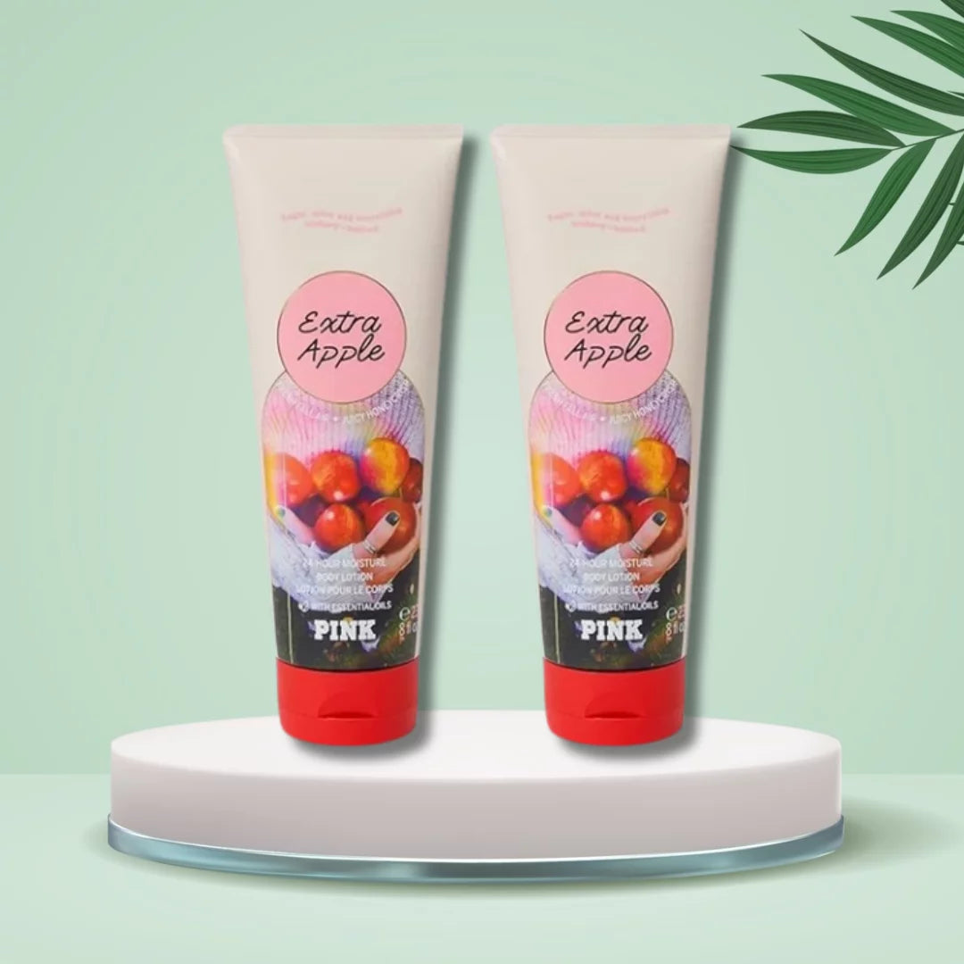 Victoria's Secret Pink Extra  Body Lotion 8 oz (Pack Of 2)
