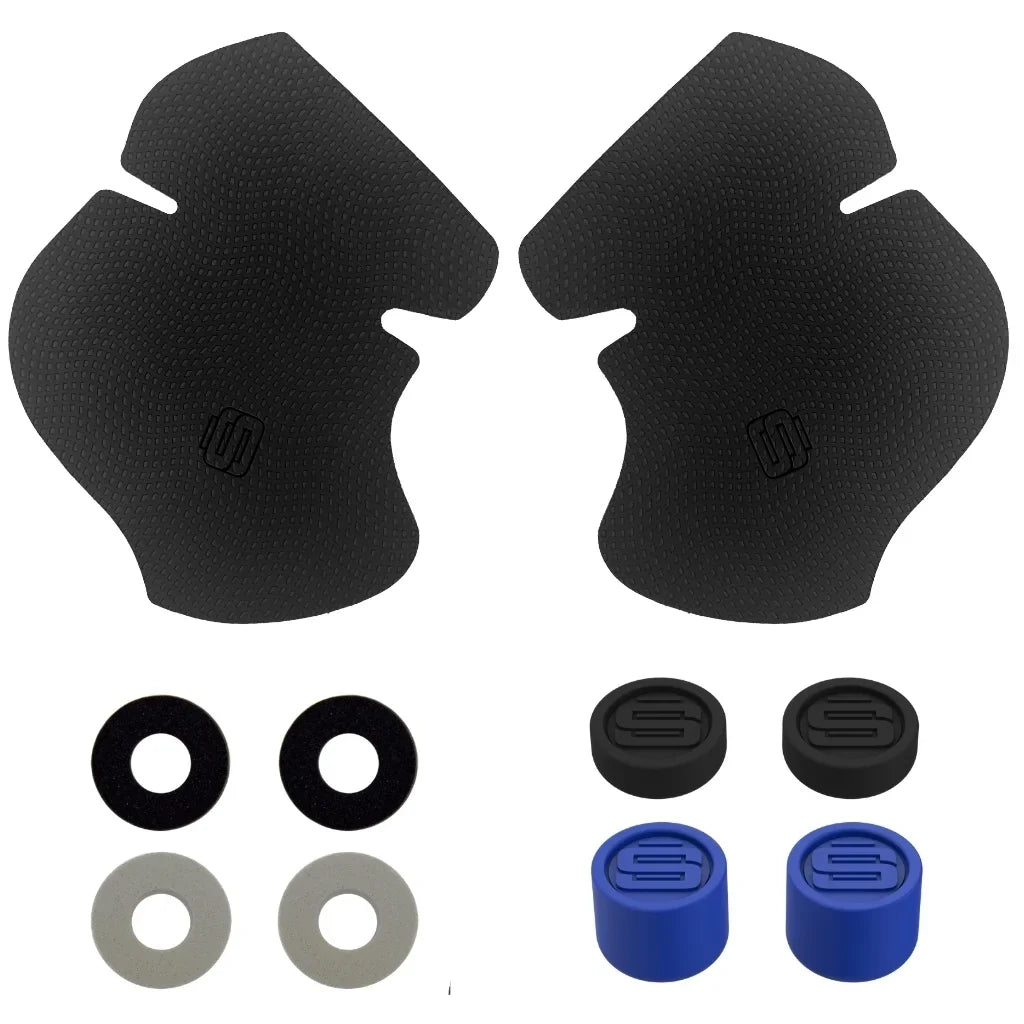 Playstation 5 Disc Version Console with Extra Blue Controller, Black PULSE 3D Headset and Surge FPS Grip Kit With Precision Aiming Rings Bundle