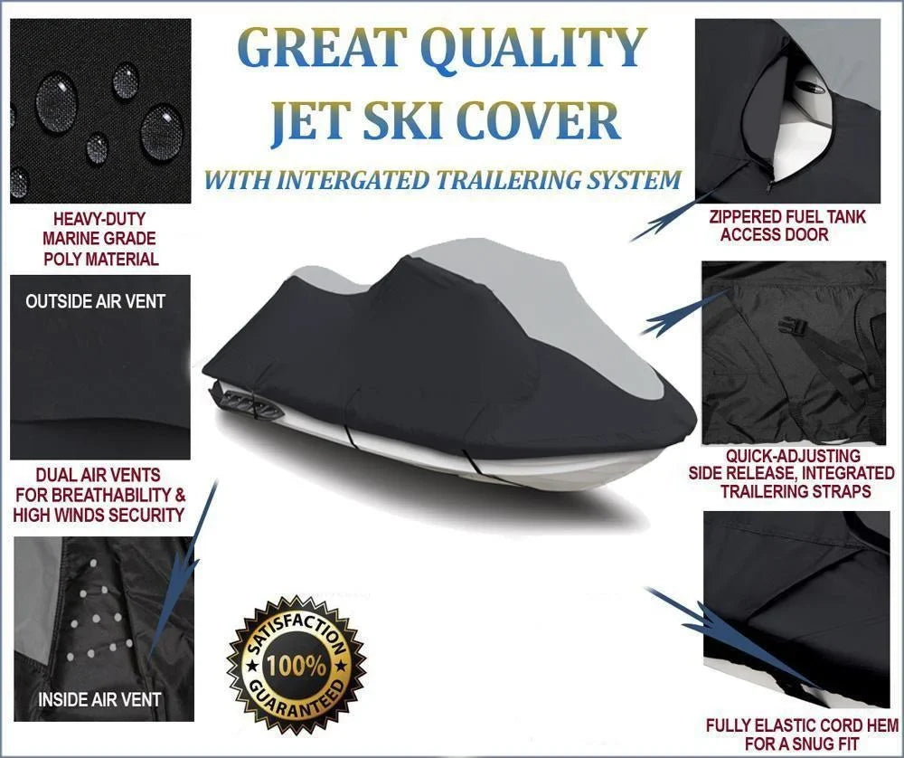 SUPER HEAVY-DUTY Jet Ski PWC Watercraft wrap matching for Kawasaki 750 STX 1994-1998 Trailerable TOP OF THE LINE
