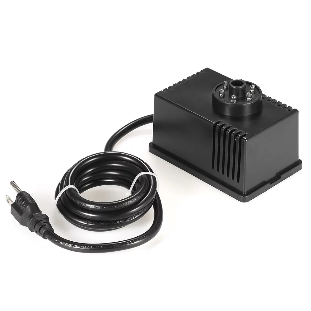 Lixada LED Light Submersible liquid Pump 10W for Fish Aquarium Bird Bath Garden Pond Fountain 600L/H AC