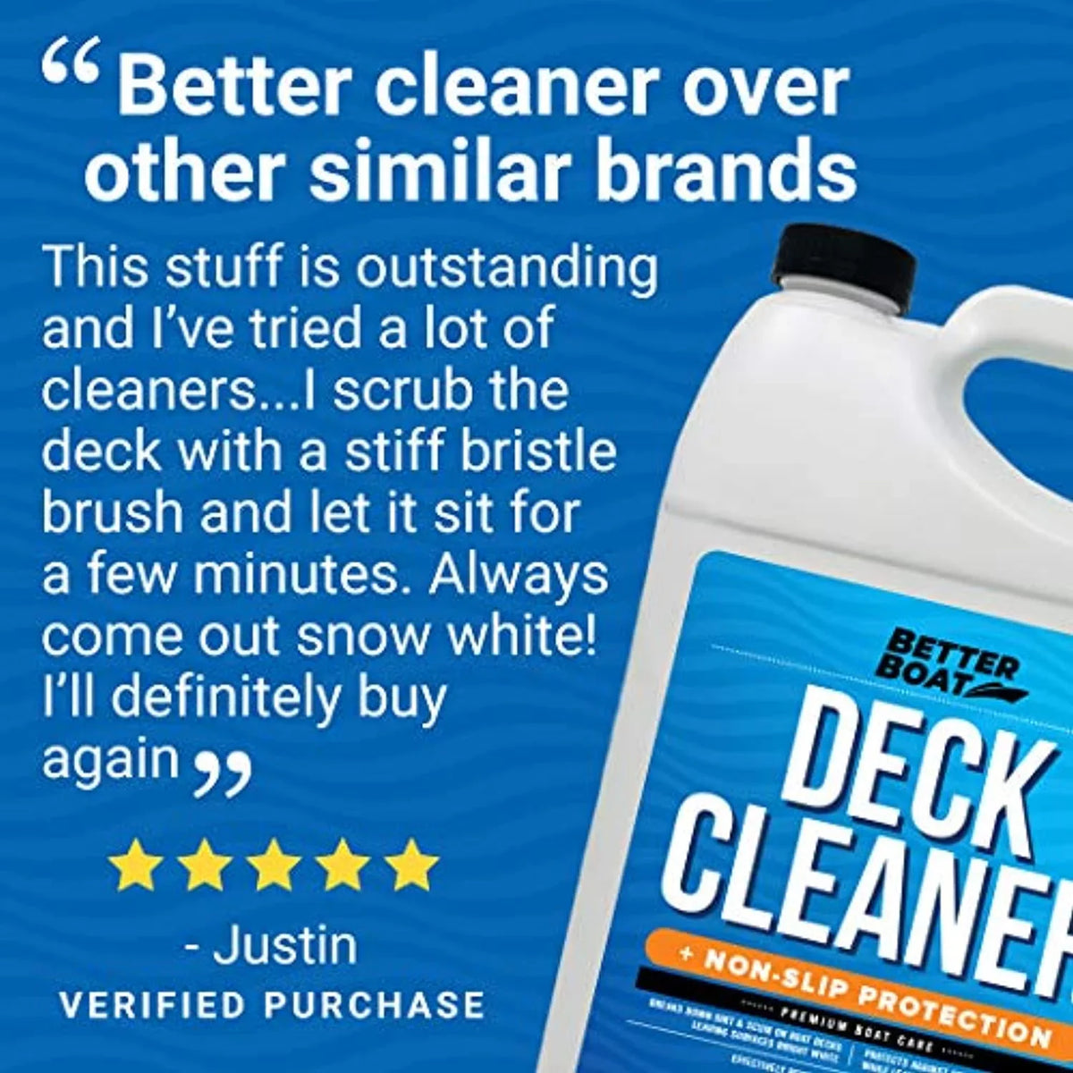 vessel Non Skid Cleaner Deck Cleaner for craft Wash Soap Marine Grade Fiberglass Aluminum craft Cleaner to Clean Anti Stick Surface, Plastic, Vinyl Composite Floor & Hull Sealant Cleaning Supplies Gallon