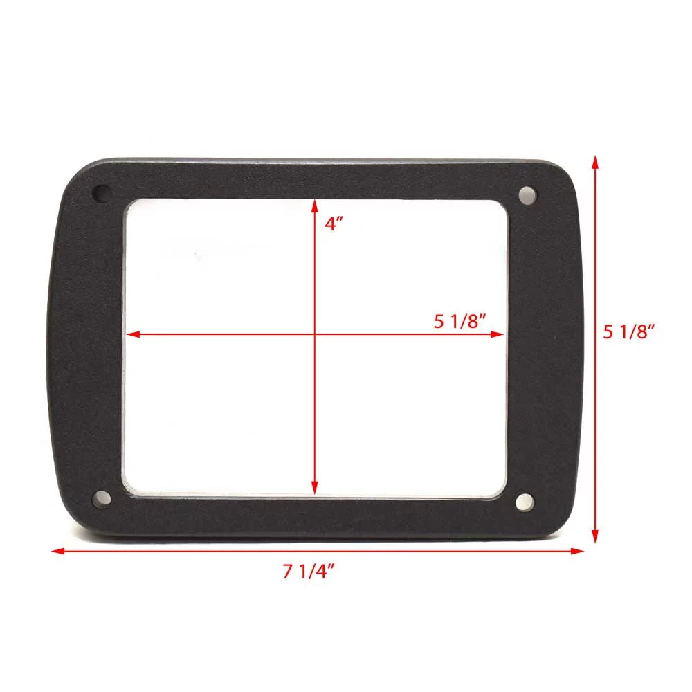 Yamaha vessel Twin Binnacle Shim MAR-SHIM8-66 | Angled 7 1/4 x 5 1/8 Inch