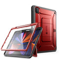 SUPCASE Unicorn Beetle Pro Series Case for iPad Pro 12.9 Inch (2021 / 2020), Support  Pencil Charging with Built-in Screen Protector Full-Body Rugged Kickstand Protective Case (Ruddy)