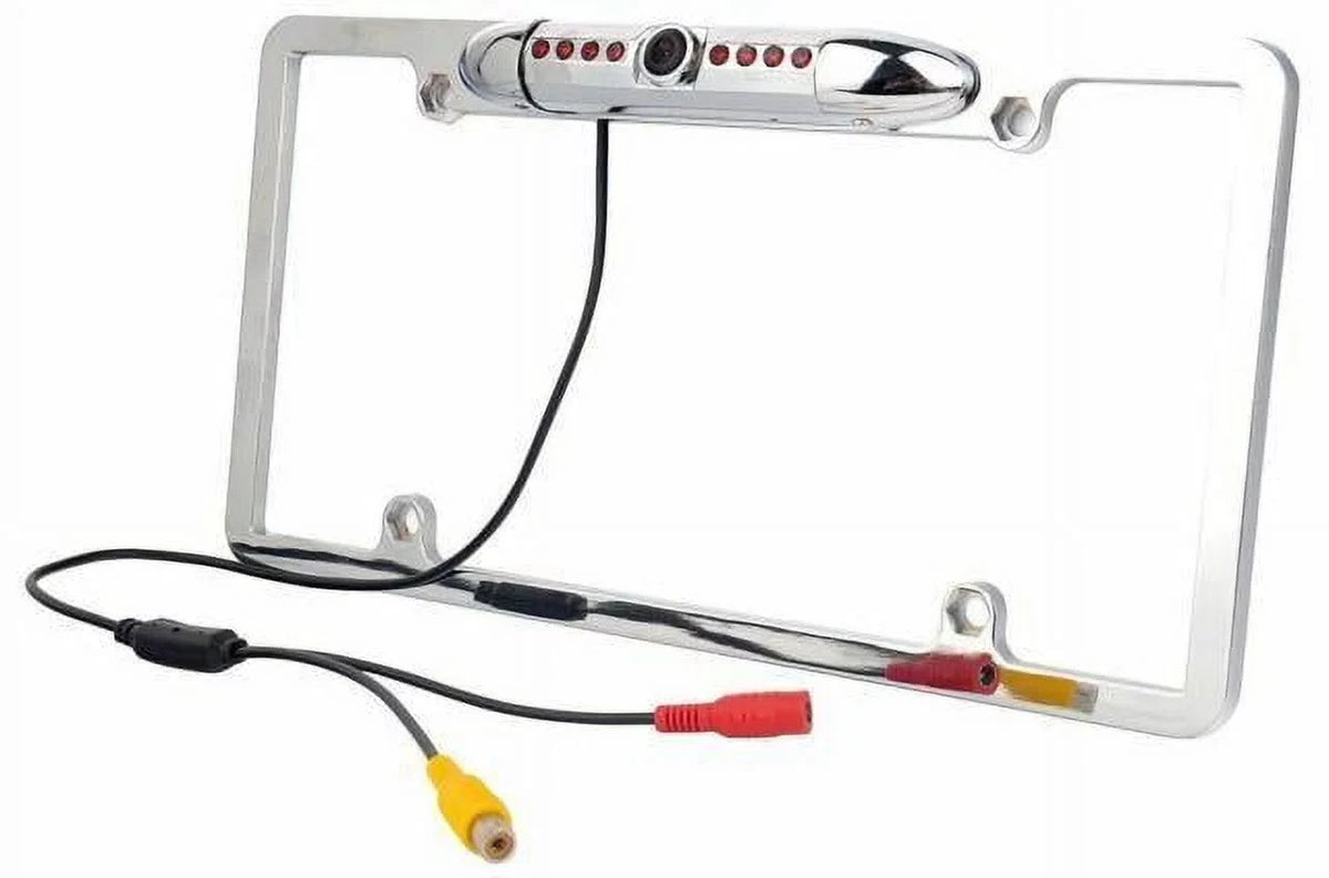 New 12V Car Rear View Backup Camera 8 IR Night Vision US License Plate Frame CMOS