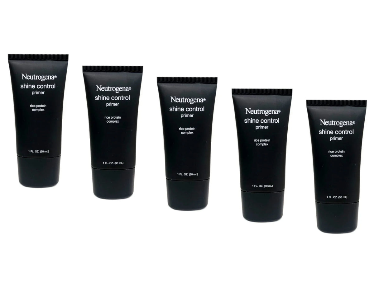 '- Pack of 5. Oz. Neutrogena Shine Control Primer Rice Protein Complex, 1 Fl