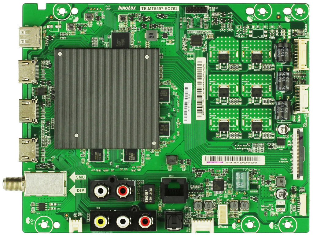 Vizio 6M03A0001X00J Main Board for V655-G9 (LINIYBTW Serial)