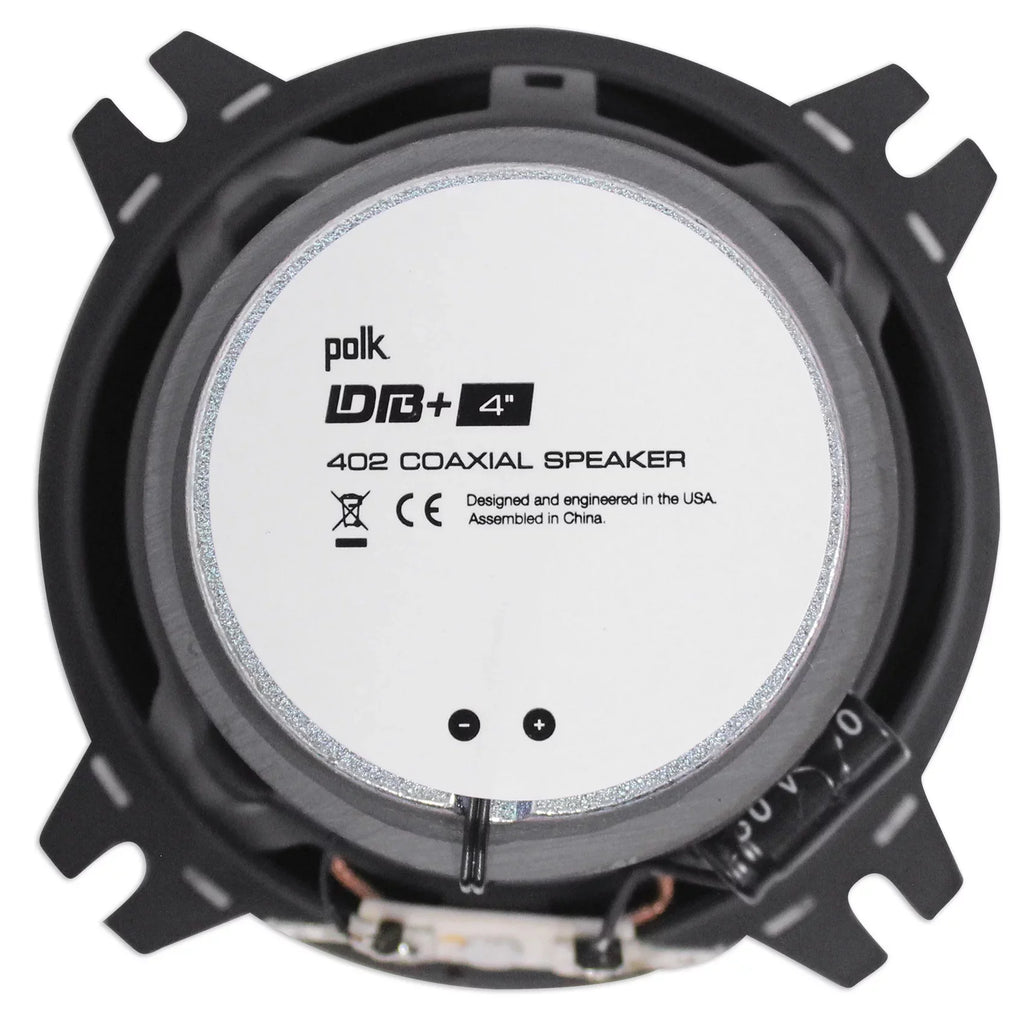 (2) Polk Audio DB402 4" 270w Car/Marine/ATV/Motorcycle Speakers+Speaker