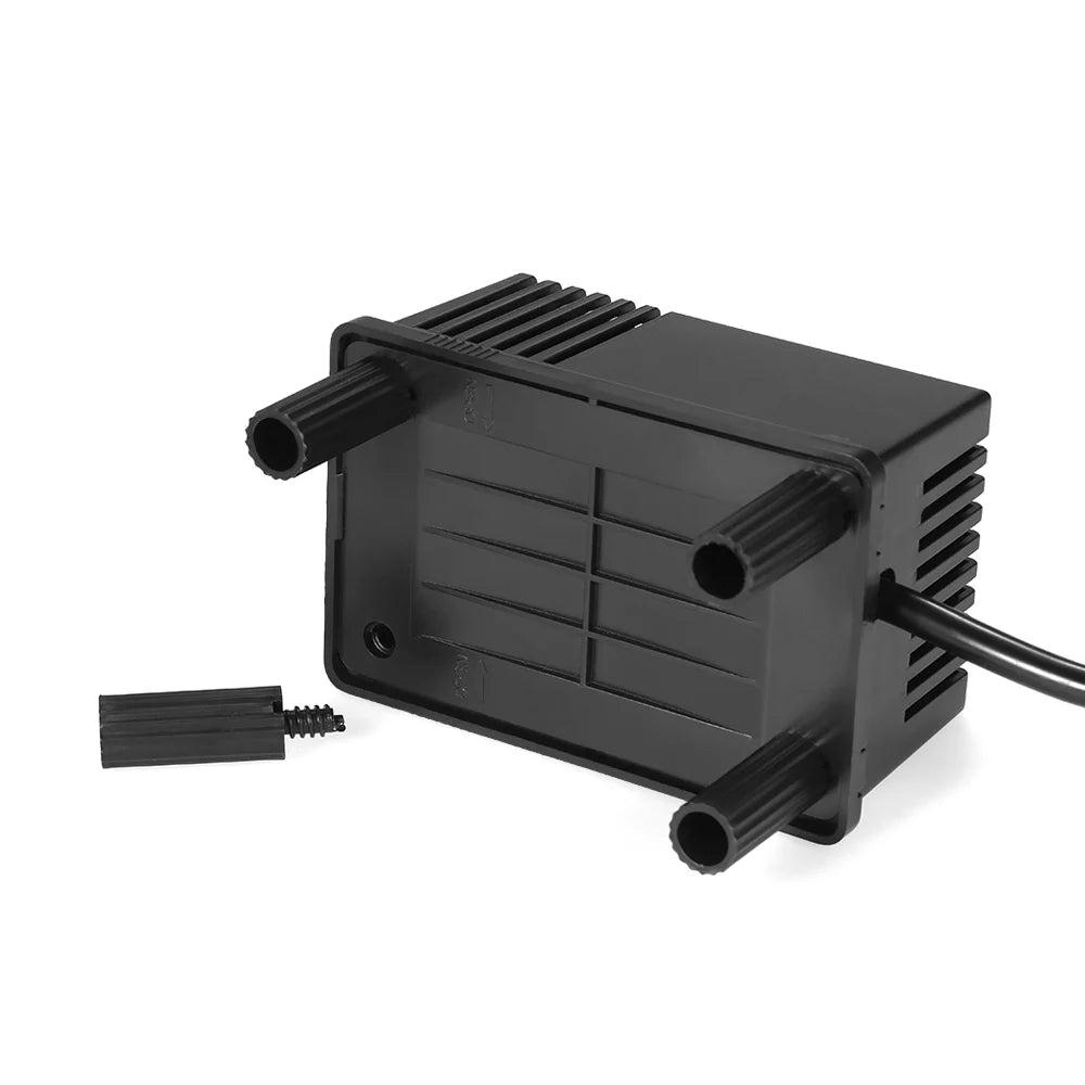Lixada LED Light Submersible liquid Pump 10W for Fish Aquarium Bird Bath Garden Pond Fountain 600L/H AC