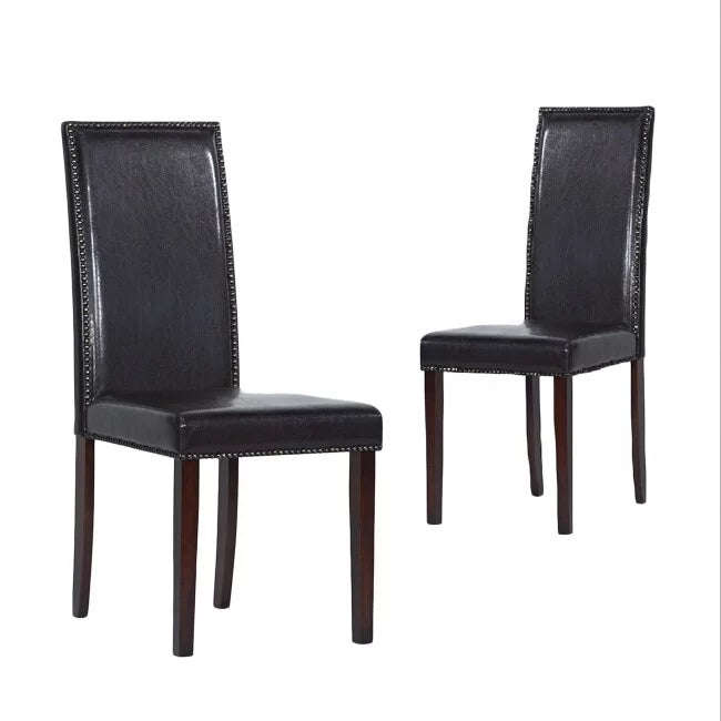 Warehouse of Tiffany  Blazing Brown Dining Chairs (Set of 2)