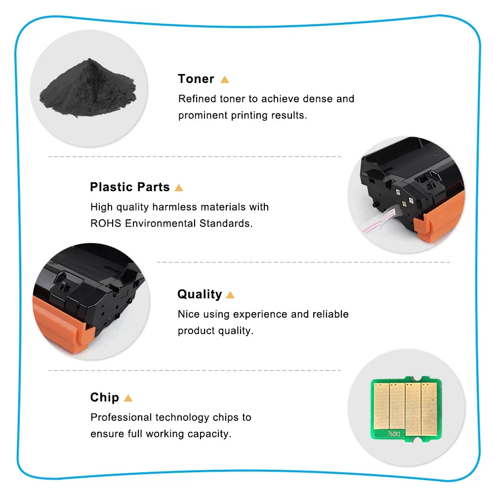 MLTD116L Toner Cartridge appropriate for  116L MLTD116L D116L MLT-D116L SL-M2625D SL-M2825DW SL-M2835DW (Black, 2 Pack)