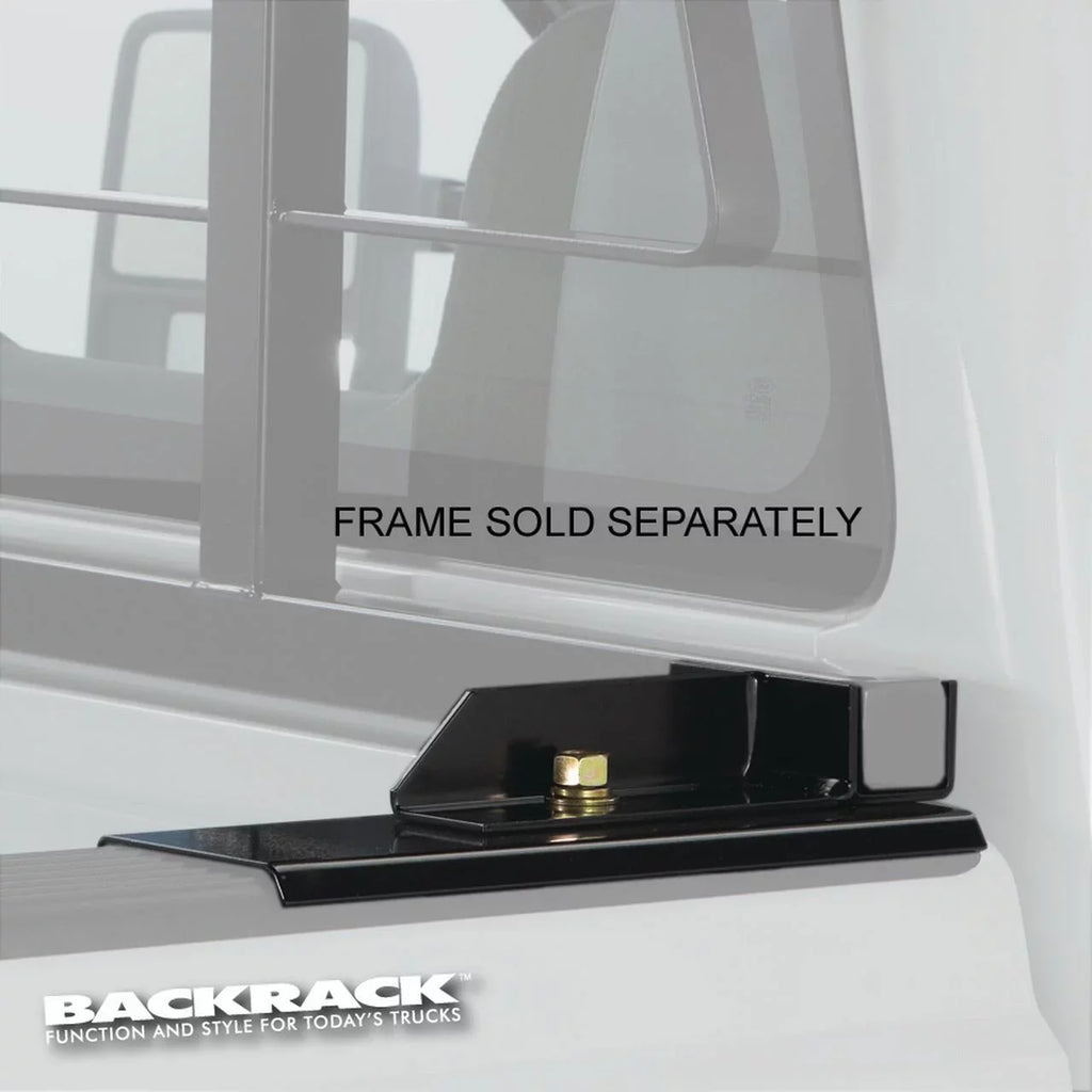 BACKRACK by RealTruck | Hardware Kit for use w/ Standard Bed, Black, No Drill appropriate with 1993-2014  Ranger; 1993 Mazda B2200/B2600; 1994-2009 Mazda B2300; 1998-2001 B2500; 1994-2009 B4000
