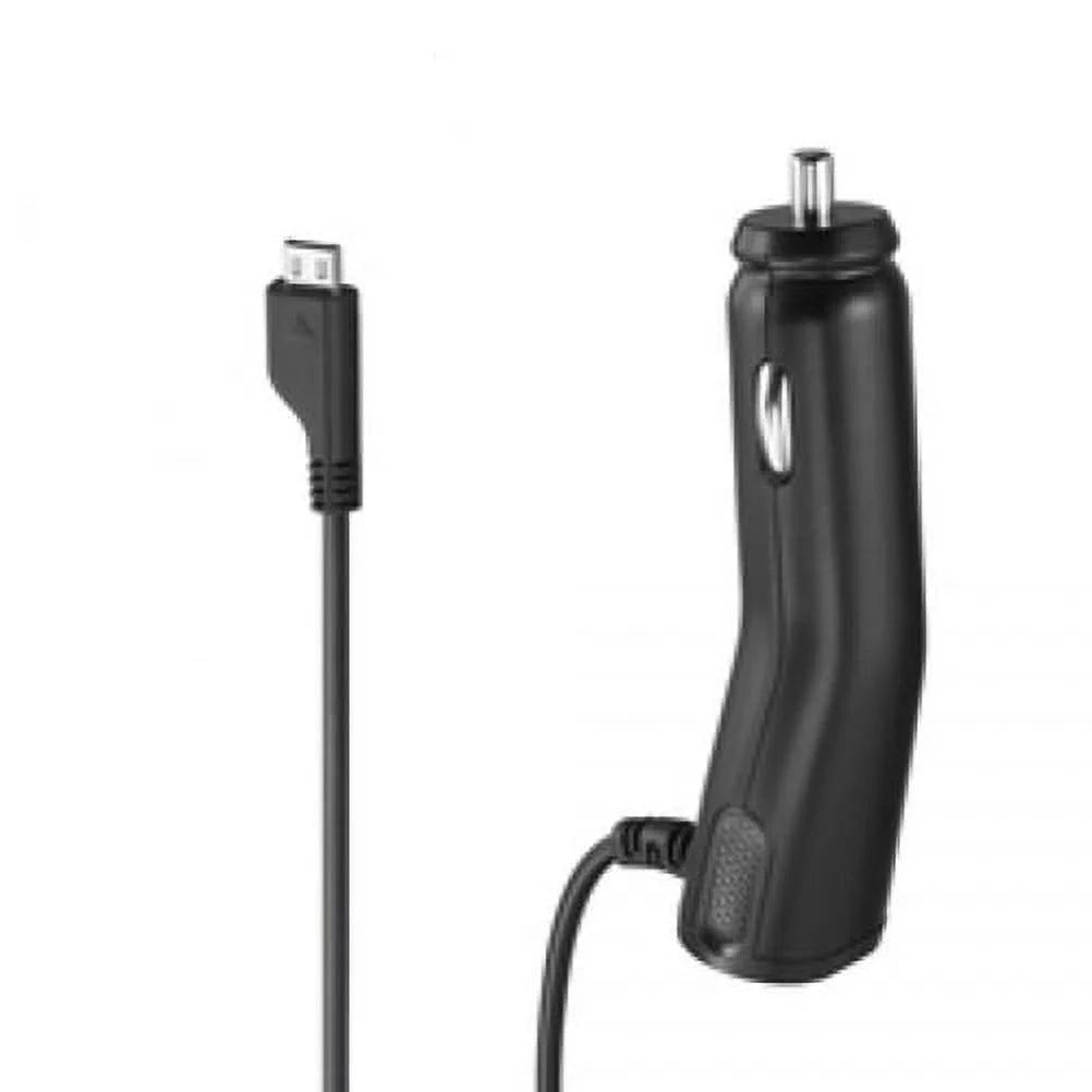 Non-Slip Dash Car Mount w Coiled Micro-USB Charger for  Galaxy Grand Prime Express Prime, J7 Perx, S7 Edge S6 Edge+ Edge Active S5 Active, Note 5 4 3 Mega 2, J5 J3 Emerge, Halo Amp 2
