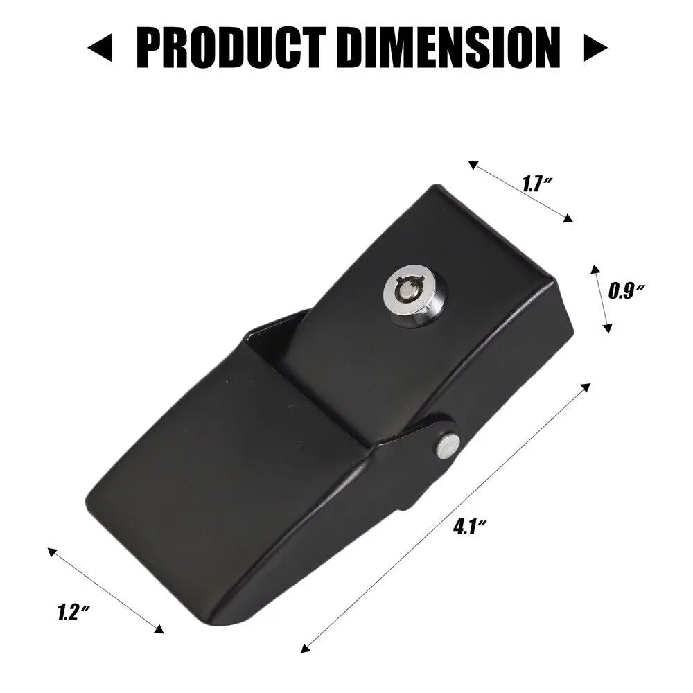 Jahy2Tech Locking Hood Latch Pins Kit for Jeep Wrangler JK JKU - Strong & Stylish - Easy Installation - High-superior Materials